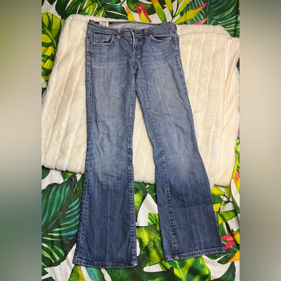 Citizens of Humanity Ingrid #002 Low Rise Medium Wash Flare Denim Jeans - Picture 2 of 16